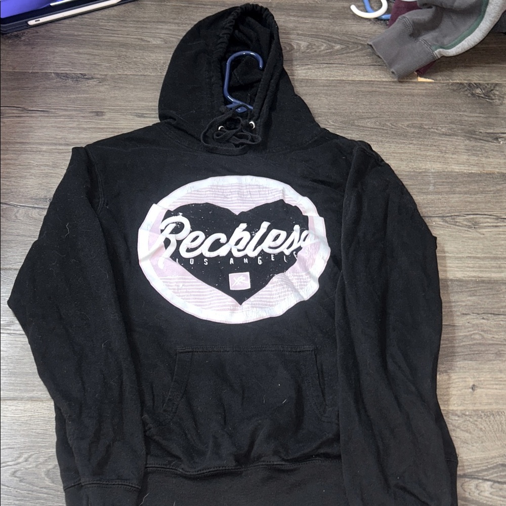 Young & Reckless Charcoal Hoodie